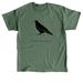 Allen the Raven, a Military Green Classic Unisex Tee