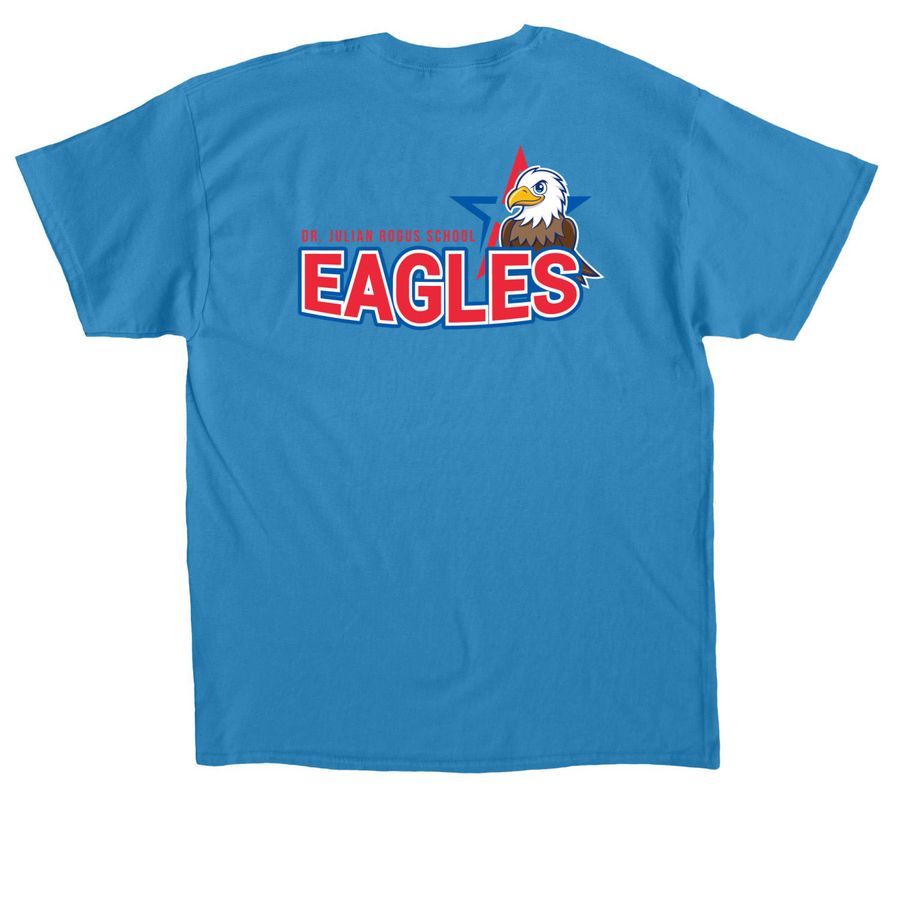 Front/Back Spirit Shirt, a Sapphire Classic Unisex Tee (back-view)