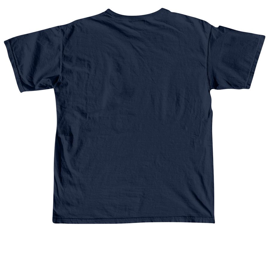 Do More Good, a True Navy Comfort Colors Unisex Tee (back-view)