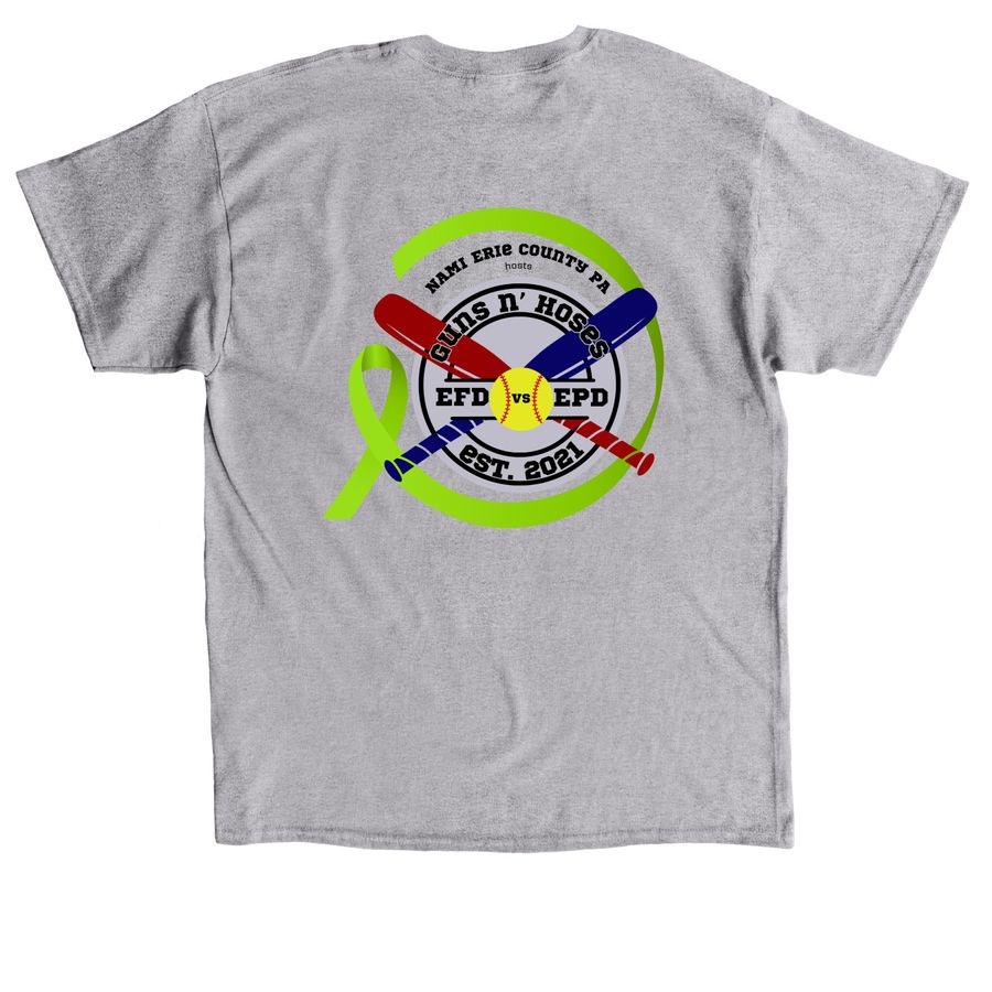 Team NAMI, a Sport Grey Classic Unisex Tee (back-view)