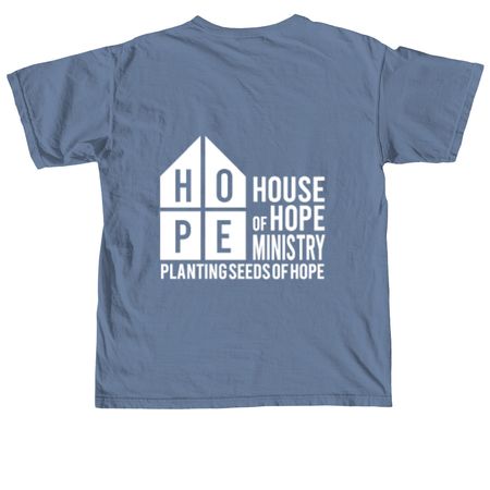 HOHM&nbsp;, a Blue Jean Comfort Colors Unisex Tee (back-view)