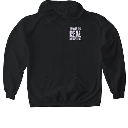 Frankenstein, a Black Gildan Softstyle Pullover Hoodie