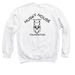 Proud Parent of A Husky..., a White Crewneck Sweatshirt (back-view)