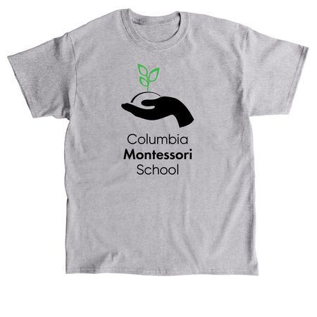 Columbia Montessori School - Adult/Youth, a Sport Grey Classic Unisex Tee