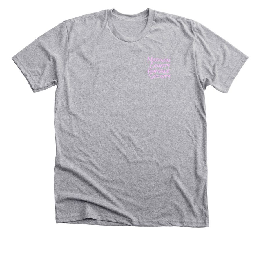 Support your local animal shelter, a Athletic Heather Premium Unisex Tee