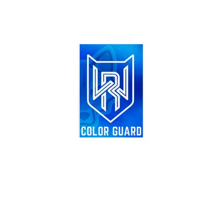 Color Guard Yard Flag, a White 12" x 18" Yard Flag