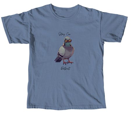 Stay Coo Detroit, a Blue Jean Comfort Colors Unisex Tee