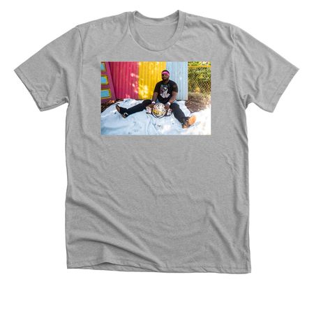 CHOCOLATE CITY CHAMP, a Athletic Heather Premium Unisex Tee