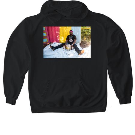 CHOCOLATE CITY CHAMP, a Black Gildan Softstyle Pullover Hoodie