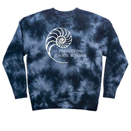PJS Tie Dye Hoodies - new variation!, a Black Tie Dye Crewneck Sweatshirt