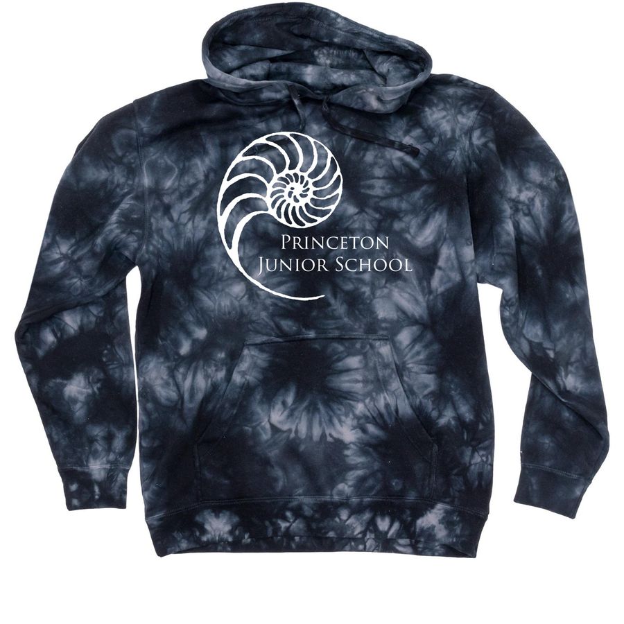 PJS Tie Dye Hoodies - new variation!, a Black Tie Dyed Pullover Hoodie