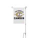 Yard Flag, a White 12" x 18" Yard Flag with Stake