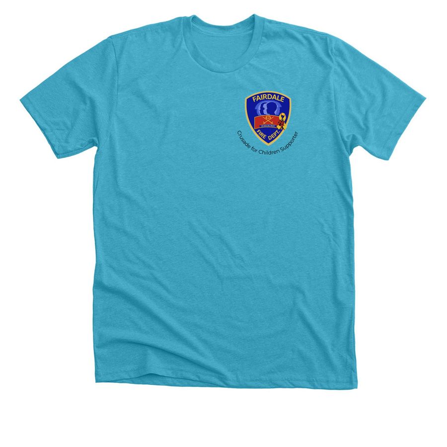 Crusade for Children&nbsp;, a Heather Aqua Premium Unisex Tee