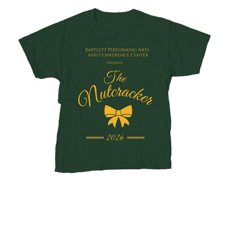 Nutcracker 2026 Production Shirts, a Forest Green Youth Unisex Tee