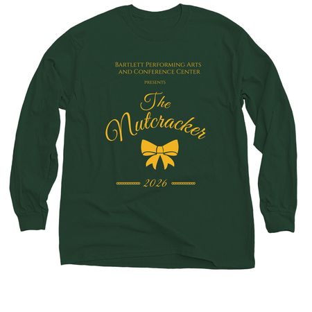 Nutcracker 2026 Production Shirts, a Forest Green Classic Long Sleeve Tee