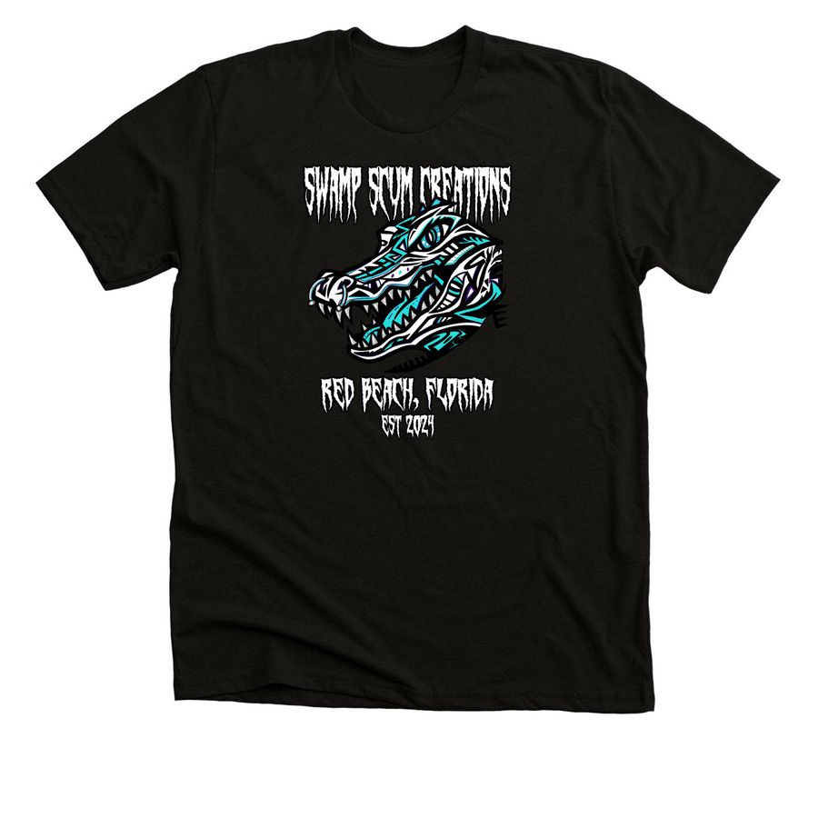 SWAMP SCUM 2026 logo&nbsp;, a Solid Black Blend Premium Unisex Tee