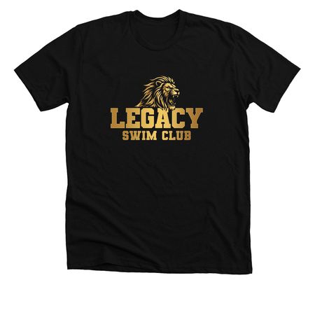 Primary Black and Gold, a Solid Black Blend Premium Unisex Tee