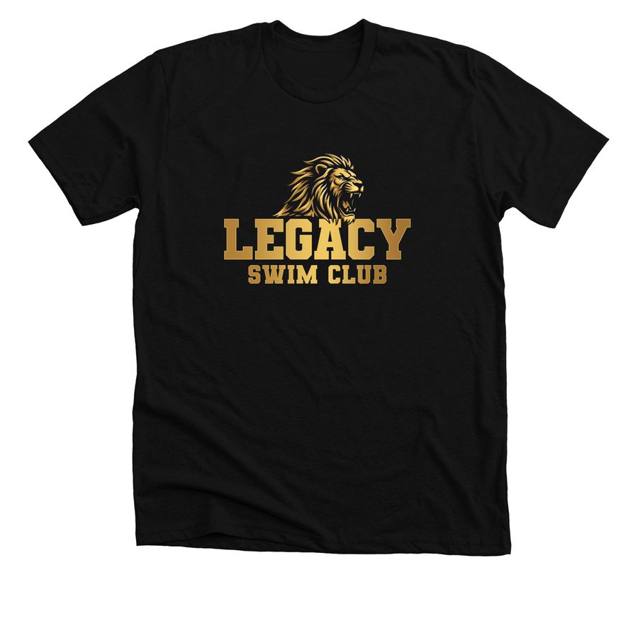 Primary Black and Gold, a Solid Black Blend Premium Unisex Tee