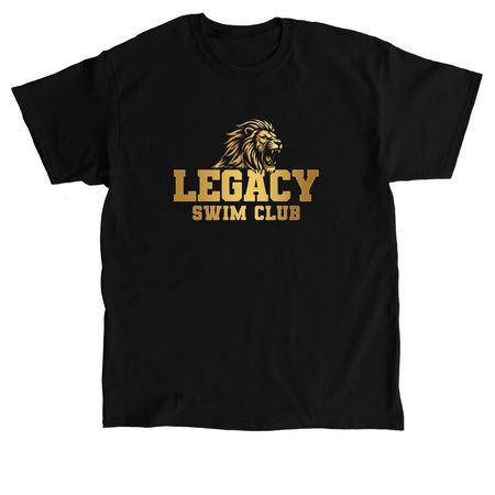 Primary Black and Gold, a Black Classic Unisex Tee