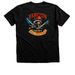 Hill Snipers, a Black Heather Premium Unisex Tee (back-view)
