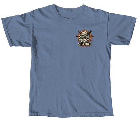 Sea Owl ? The Speed Run, a Blue Jean Comfort Colors Unisex Tee