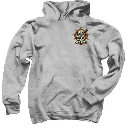 Sea Owl ? The Speed Run, a Sport Grey Pullover Hoodie