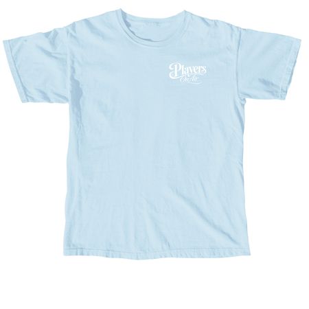 A Christmas Carol - Bah Humbug, a Chambray Comfort Colors Unisex Tee (back-view)