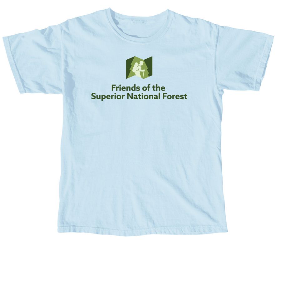 Friends SNF Logo Tee, a Chambray Comfort Colors Unisex Tee