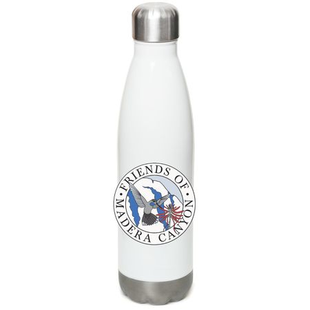 Friends of Madera Canyon, a White Stainless Steel Water Bottle