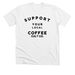 Support your local Coffee Cult&nbsp;, a Solid White Blend Premium Unisex Tee