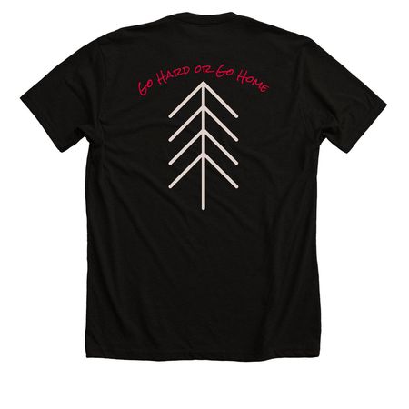 Beast Mode&nbsp;, a Solid Black Blend Premium Unisex Tee (back-view)