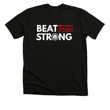 Beat Strong Awareness Tee, a Solid Black Blend Premium Unisex Tee