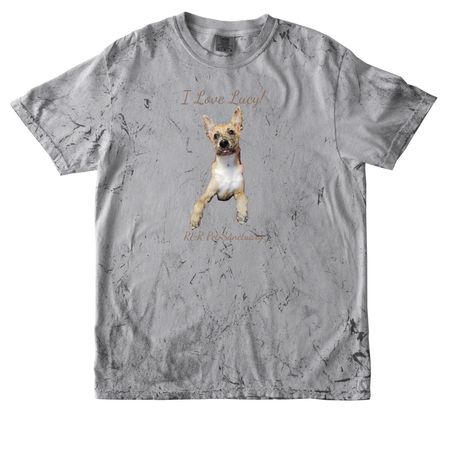 I Love Lucy!!!, a Smoke Comfort Colors Colorblast Tee