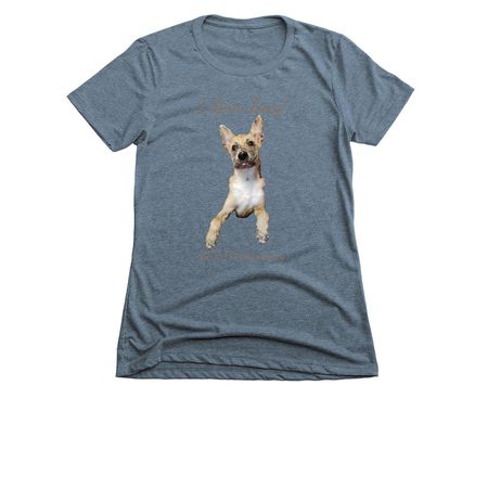 I Love Lucy!!!, a Indigo Women's Slim Fit Tee