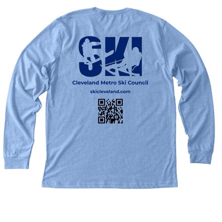 Cleveland Metro Ski Council, a Heather Carolina Blue Premium Long Sleeve Tee