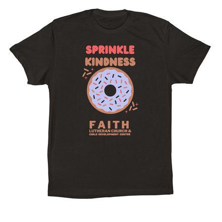 Sprinkle Kindness, a Black Premium Cotton Tee