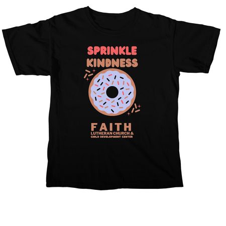 Sprinkle Kindness, a Black Comfort Colors Unisex Tee