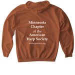 Apparel, a Texas Orange Softstyle Pullover Hoodie (back-view)