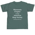 Apparel, a Blue Spruce Comfort Colors Unisex Tee (back-view)