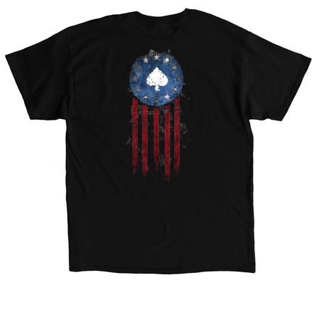 New vegas, a Black Classic Unisex Tee (back-view)