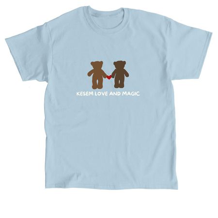 Kesem Love and Magic, a Light Blue Classic Unisex Tee