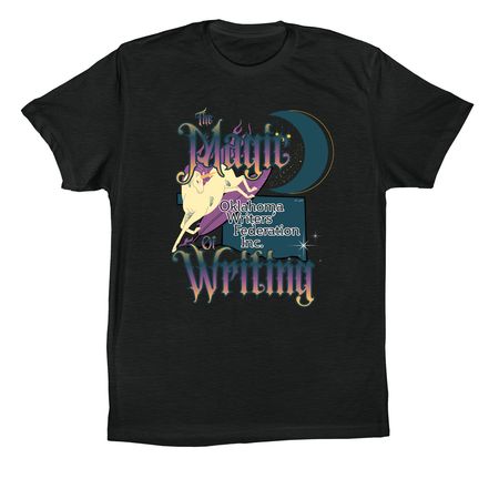 Magic of Writing, a Vintage Black Premium Cotton Tee