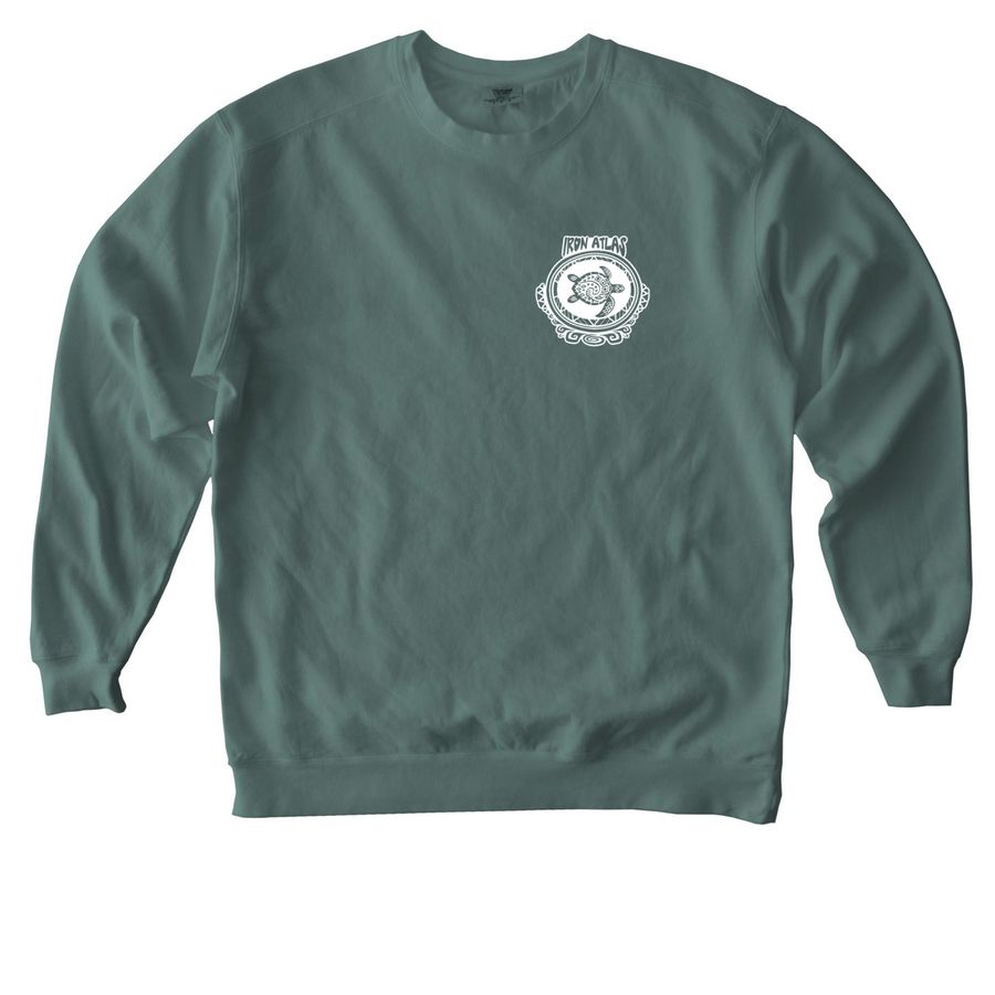 IronAtlas Fall Collection ??, a Blue Spruce Comfort Colors Crewneck Sweatshirt