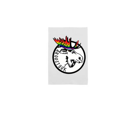 Pride Aroosook Garden Flags, a White 12" x 18" Yard Flag