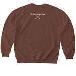 Yamassee War of 1715-1717, a Cocoa Softstyle Crewneck Sweatshirt (back-view)