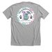 One By One Final Sale, a Athletic Heather Premium Unisex Tee (back-view)