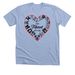 The Heart of it All (2026 Design), a Heather Baby Blue Premium Unisex Tee