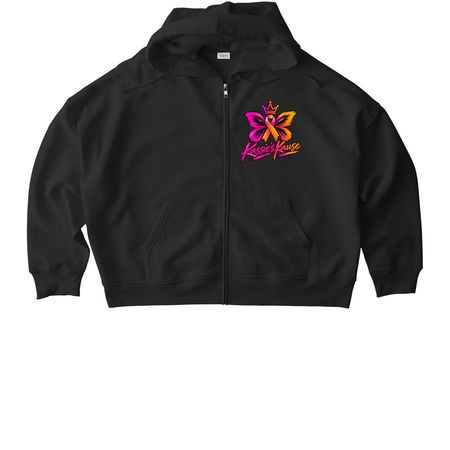 Kassies Kause- Endure, a Black Stanley/Stella Women?s Stella Ida Zip Up Pullover Hoodie