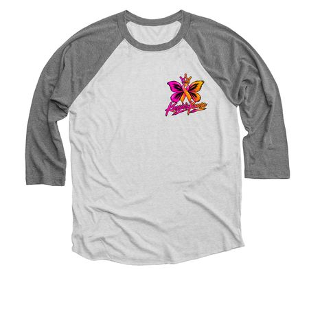 Kassies Kause- Endure, a Premium Heather and Heather White 3/4 Sleeve Baseball Tee