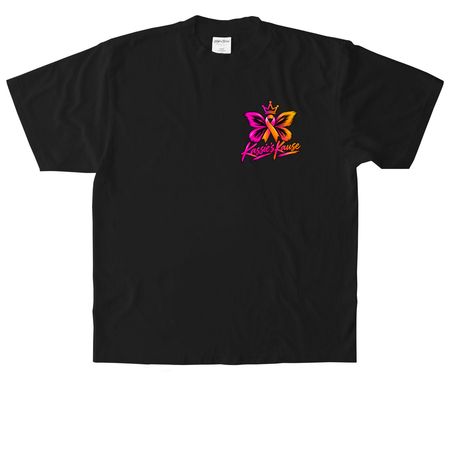 Kassies Kause- Endure, a Black Heavyweight Garment Dye Tee
